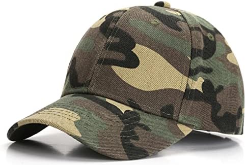 Kids Safari Baseball Cap Adjustable Cotton Camo Hat for Boys Girls Toddler Outdoor Sun Protection Age 3-8