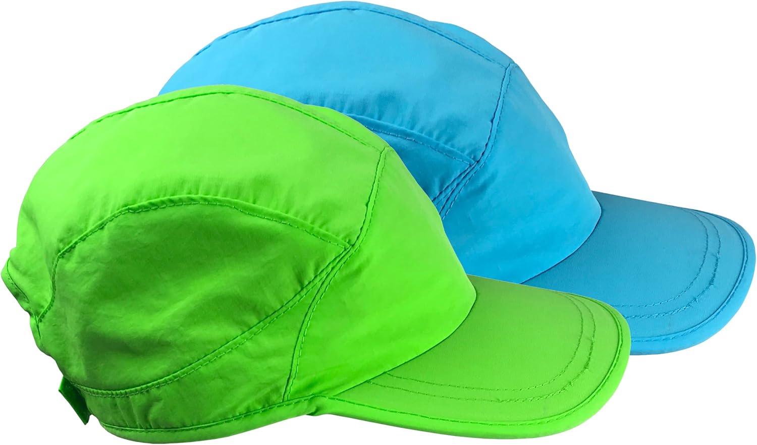 N'Ice Caps Kids 2-Pack UPF 50+ Sun Hats UV Baseball Mesh Lined Adjustable