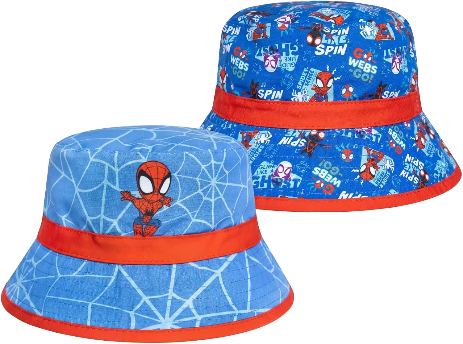 Marvel Legends Avengers Bucket Hat, Reversible Kids Bucket Hat, Toddler Boy Summertime Beach Hat with Favorite Superheroes