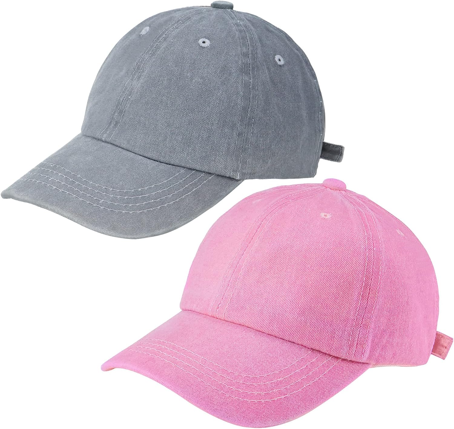 Eohak Kids Distresed-Washed Baseball Hat Infant Toddler Baby Boy Girl Hats Distresed for 4-8 Years